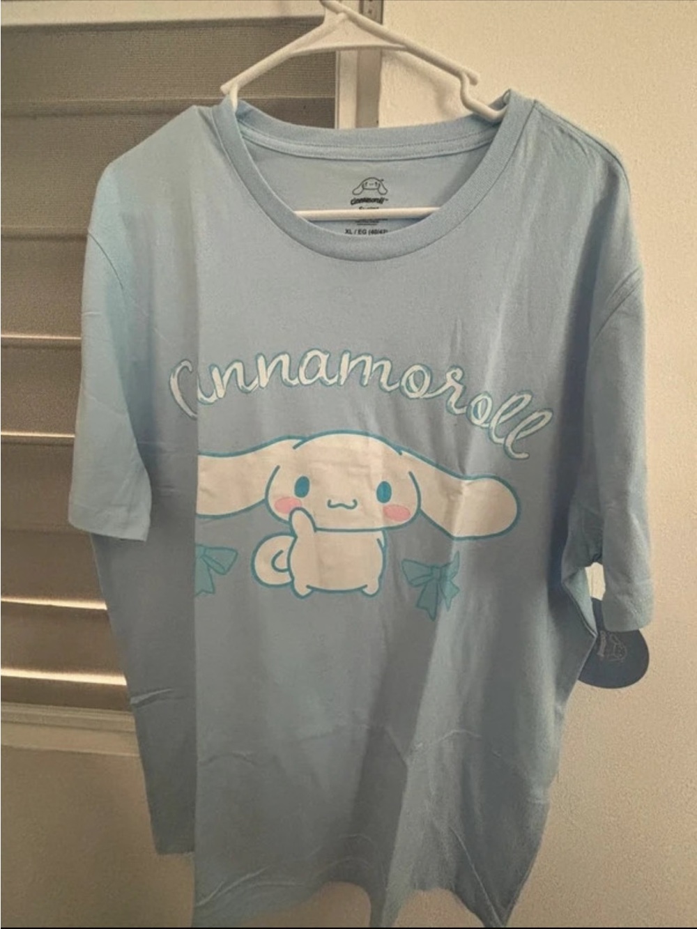 Cinnamoroll T-shirt - Light Blue, Size XL
